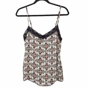 Ultra Flirt Ikadoe Woven Cami Tank Top